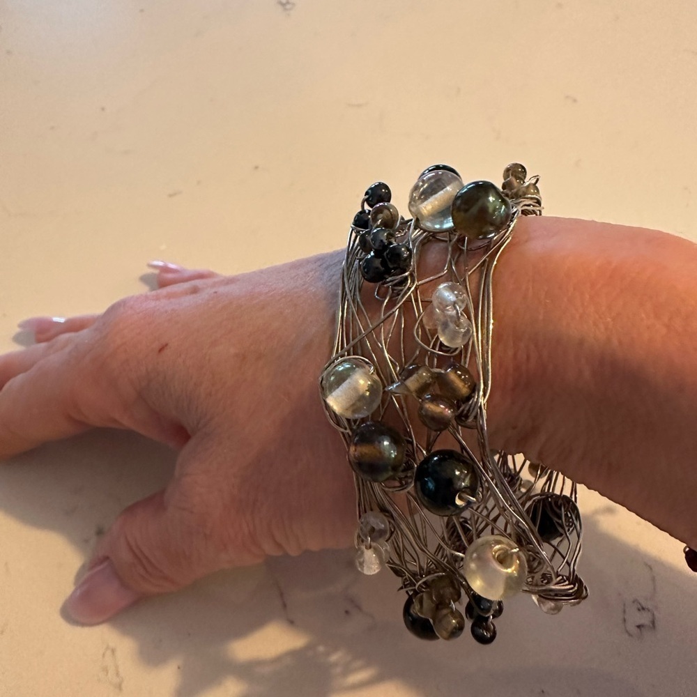 Elegant Multi-Color Beaded Bracelet